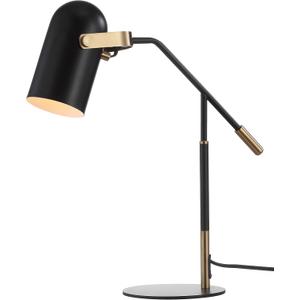 JONATHAN Y JYL6116A Edison 19.25" Metal LED Task Lamp Contemporary for Bedroom, Living Room, Office, College Dorm, Coffee Table, Bookcase, Black/BrassGold