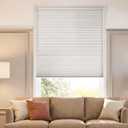 38mm blackout cordless window roller blind or cellular shade in white (Color: White 5100-1, Size: 76.2 x 127 cm / 30 x 50 inches).
