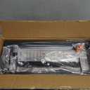 Black Ceiling Light Fixtures - 4-Light Industrial Farmhouse Flush Mount Ceiling Lighting,Vintage Metal Chandelier Ceiling Lamp for Kitchen Living Room Bedroom Hallway Laundry Entryway