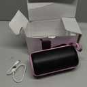 Bluetooth Speaker, 2025 New Stocking Stuffers Portable Wireless Speaker with 6D Loud Sound, IPX7 Waterproof, HD Call, RGB Lights, 12H Playtime for Home/Party/Outdoor/Beach, White Elephant Gift