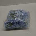 30 Pcs Blue Hydrangea Artificial Flowers Bulk, Faux Hydrangea Flowers Heads, Artificial Fake Silk Hydrangea Flowers with Stems, Blue Flowers Artificial for Decoration Wedding Dcor