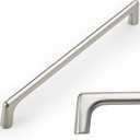 Amerdeco 10 Pack Brushed Satin Nickel Cabinet Pulls 7.5 Inch(192MM) Hole Centers Kitchen Cabinet Handles Hardware Kitchen Handles for Cabinets Cupboard Handles Drawer Pulls ZH0041