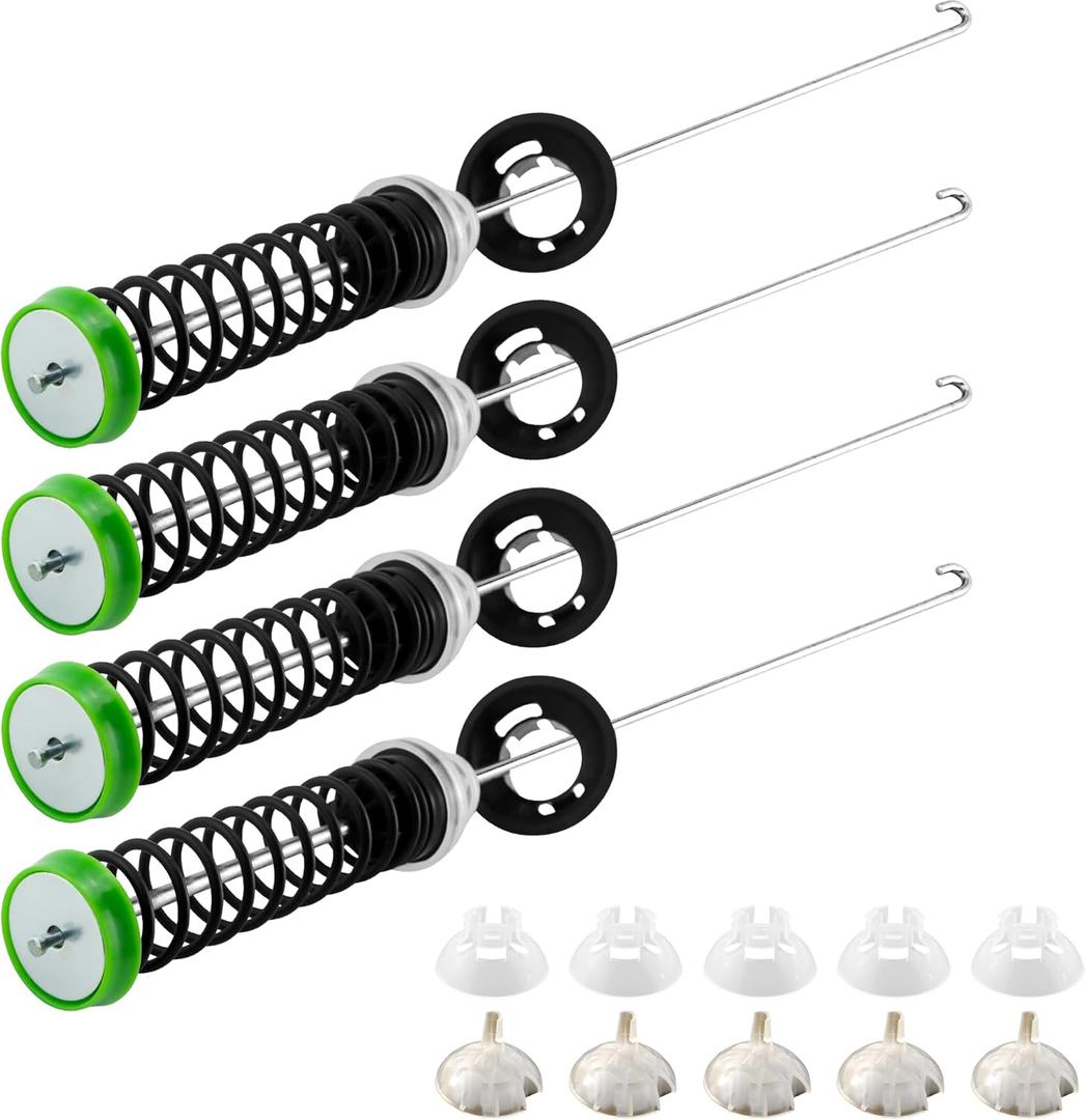 2025 UpgradedMVWC565FW1 MVWC565FW2 WTW5000DW3 MVWX655DW1 W11130362 Washer Suspension Rod Kit - Balance & Stabilize for Whirlpool Maytag Kenmore Bravos Top Load Washer | Fits WTW5000DW2 WTW5000DW1