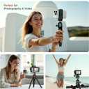 2 x Fuloview Phone Tripod with Wireless Remote, Mini Stand Compatible with Cell Phones, Cameras