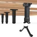 Bed Adjustable Support Leg Only for Bed Adjustable Support Black