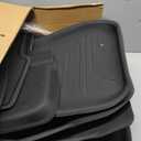 YITAMOTOR Tesla Model 3 Floor Mats Full Set Custom Fit 2020-2023 All-Weather Cargo Liners Rear Cargo Tray Trunk Floor Mat Interior Accessories, Black