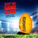 Light Up Football Glow in the Dark Ball NO 6 Boys Gifts Outdoor Sports, Birthday Gifts for Boys 8-15+ Year Old Kids Teenage Youth Gift Ideas Boy Toys Stuff Ages 8 9 10 11 12 13 14 15