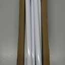 White Shower Curtain Rods - 31-80 Inch Spring Tension Shower Rods for Bathroom, Adjustable, No Drilling, No Rust, Stainless Steel