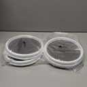 2 Pack, 2 Tier 10" Turntable Lazy Susan Spice Organizer - Rotating Seasoning Rack Spinner for Pantry Cabinet Kitchen Countertop, Table Top Organizing - Multiuse Two Tier Rotating Organization Rack