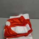 JOYIN 6 Pcs Christmas Chair Covers, Red Hat Chair Slipcovers, Santa Claus Chair Back Covers for Christmas Holiday Festival Decoration, Xmas Decorations Indoor Home Dcor