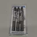 Pacific Arc Jumbo Water Soluble Graphite Sticks Set of 3, Soft 2B, 4B, 6B