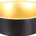 KEISEN 3 4/5" Disposable Aluminum Foil Cups 150ml 5oz 100/PK for Muffin Cupcake Baking Bake Utility Ramekin Cup 100/PK (balck)