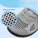 L-RUN Toddler Sneakers Boys Girls Barefoot Summer Walking Shoes Toddler Boy Tennis Shoes Mesh Lightweight (4-4.5 Toddler)