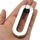 Stainless Steel Scrotum Pendant Ball Stretcher Testicles Weight Testicle Stretching Weight Enhancer Ring Metal Device Sex Toys Cock Lock Oval Ring for Men
