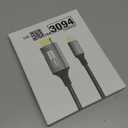 2 Pack USB-C to HDMI Cable 6Ft [4K@60Hz] High-Speed USB Type C to HDMI 2.0 Braided Cord (Thunderbolt 3/4 Compatible) for iPhone 15 Series, MacBook Pro/Air, iPad Pro, Galaxy S8 to S23