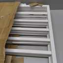 Pet Gate - 3-Panel Indoor Foldable Dog Fence for Stairs, Hallways or Doorways - 54x24-Inch Retractable Wood Freestanding Dog Gates by PETMAKER (White)