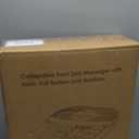 CURECURE Collapsible Foot Spa Bath Massager with Heat, Bubble and Timer, 95-118 Adjustable Temperature Fast Heating with Pedicure Stone and Massage Rollers for Feet Stress Relief at Home (Green)