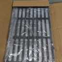 QuliMetal 7637 Grill Grates for Weber Spirit E210, E220, S210, S215, Spirit 200 & GS4 Spirit II E210, Spirit II E220 with Front Control, 17.5 ''SUS304 Stainless Steel Grill Parts for Weber 7637 (9.5 MM Solid SUS304)