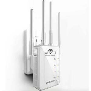 WiFi Extender Signal Booster for Home,Up to 10000 Sq.ft Coverage,WiFi Booster,WiFi Repeater,Wireless Internet Booster,WiFi Amplifier,WiFi Extender with Ethernet Port,Support 150+ Devices