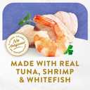 Purina Fancy Feast Broths Classic Cat Food Topper With Tuna, Shrimp, and Whitefish - (Pack of 16) 1.4 oz. Pouches (EXP 03/31/28)