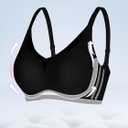 Wireless Bras for Women No Underwire,Comfortable V-lace Bras for Women with Full Coverage and Supportive (XL)