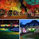 LED Flood Light Outdoor, 50W RGB Color Changing Smart Floodlights 2700K 5000LM Warm White & 16 Million Colors, RGBW Stage Lights with APP Control, 43 Modes, Grouping, Timing, IP66 Waterproof (2 Pack)