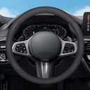 Car Steering Wheel Cover for Lexus Car Accessories RX 350 RX350 IS250 IS350 ES350 NX200T NX300 NX350 IS300 RX450h NX ES IS 250 350 300 450h LX UX LS RC F Sport Accessories, 2026 Leather Black
