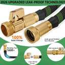 100 ft Garden Hose, Flexible Ultra Lightweight Durable Garden Hose, Kink-Free Water Hose with 10 Function Sprayer - Non-Shrinking Garden Hoses, Easy to Store,All-Weather, Car Washing Pipe Garden Hoses