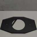 One-Hole-Remodel-Cover-Plate Compatible with Moen and Delta Bathtub and Shower Valves, Renovation Shower Cover Plate Replace 2 Handle or 3 Handle Shower1-Pack (Black)