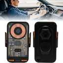 Cuifati Car Charger Stand, Transparent Style, 360 Rotatable Bracket, Touch Phone Holder Mount (C10)