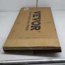 VEVOR Folding Shopping Cart, Jumbo Grocery Utility Cart with Double Baskets, 360 Swivel Wheels, 110 LBS Large Capacity Heavy Duty for Laundry, Shopping, Grocery, Luggage, Black