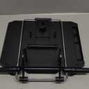 2 in 1 Car Steering Wheel Tray / Back Seat Headrest Tray for Eating Food Drink and Writing Laptop Work, XERGUR Black Car Desk