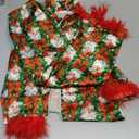 Afunbaby Toddler Baby Girl Boy Silk Satin Pajamas Set Button Down Pjs Kids Long Sleeve Shirt Pants Christmas Pjs Sleepwear (Size 120)