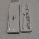 Stylus Pen for iPad 6th-11th Generation-2X Fast Charge Active Pencil Compatible with 2018-2025 Apple iPad Pro 11"/12.9"/M4, iPad Air 3/4/5/M2/M3,iPad mini 5/6 Gen-White