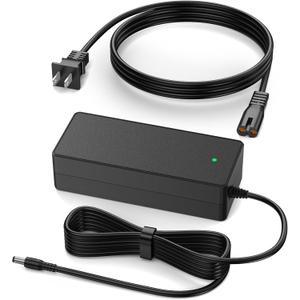 VHBW 42V Charger for Gotrax Electric Scooter Compatible with GOTRAX Apex/Eclipse/G2/G3/G3 Plus/G4/Tour XP/Rival/GXL/GXL V2/XR Elite,42V 2A Electric Bike Charger for Gotrax Alpha XL/EBE1 Bikes