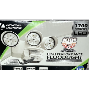Lithonia Lighting White  Outdoor LED Security Floodlight Motion Sensing Lighting