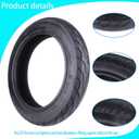 14 x 2.50 Tire,14 Inch Electric Bike Replacement Tubeless Tire with Angled Valve Stem Compatible with Electric Scooters, E-Bike