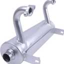 IEQFUE High Mount Muffler 49070-0877 490700877 Compatible with Kawasaki 726CC 651V 691V 730V