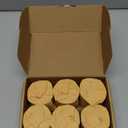 Natural Beeswax Pillar Candle -2x2 inch Smokeless, Dripless Candles Set of 6 -Small Yellow Pure Beeswax Candles with Natural Scent for Family Church Prayer Home Decor, Each 13 Hours Burning