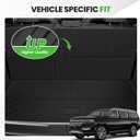 Cartist Cargo Liner for Jeep Wagoneer/Jeep Grand Wagoneer (Not fit L) 2022-2026, All Weather Cargo Mats for Wagoneer Accessories, Heavy Duty TPE Trunk Mat, Car Accessories