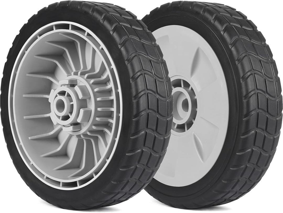 GICOOL 44710-VL0-L02ZB Front Wheels, 8 Inch Wheels Fit for Honda HRR216 HRS216 HRT216 Walk-behind Lawn Mower, 8 Inch Wheels, Pack of 2