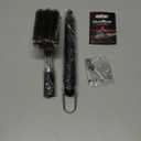 GRILLART Grill Brush and Scraper,18 Inch BBQ Grill Cleaning Brush Kit, Safe Wire Scrubber, Universal Fit BBQ Cleaner Accessories for All Grates (Matt Black)