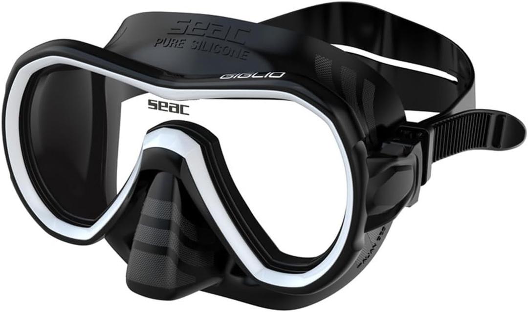 Seac Giglio Snorkeling Masks Black/White
