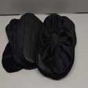 JaGely 11 Pairs Reusable Shoe Covers Non Slip Cloth Washable Thickened Bowling Shoe Covers for Indoors Men Women(Black)