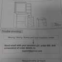 Garvee Vanity Desk with Square Mirror, 35.4 Makeup Vanity Table with Shelves, 4 Fabric Drawers Storage, Modern Dressing Table for Bedroom, Gift for Girls (Natural)