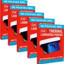 Simply Cool 5 Mil Thermal Laminating Sheets Pouches 500ct 9 x 11.5 Inch
