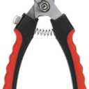 Pet Nail Clipper Pet Toe Care Stainless Steel Dogs Cats Claw Nail Clippers Cutter Nail File Portable Trim Nails Pet Products 1Pcs Red Black