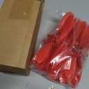 Libima 40 Pcs Plastic Propeller for STEM Activities Fold Resistant Propeller Blades with Rubber Band Hooks for Airplanes and Helicopters from Research Institution, 7.1 Inches(Red)