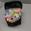 Caliart Markers Brush Tip, 51 Colors Dual Tip Artists Coloring Markers Set Brush & Chisel, Permanent Based Colored Sketch Pens, Art Supplies Gifts for Adults Drawing Illustration