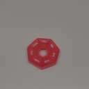 Deke Home - Small Weekly Pill Organizer, Round Pill Dispenser for Travel, Mini Pill Organizer, Compact Medicine Holder, Pill Sorters 7 Days, Portable Vitamin Container, BPA Free (Food Grade) (Pink)